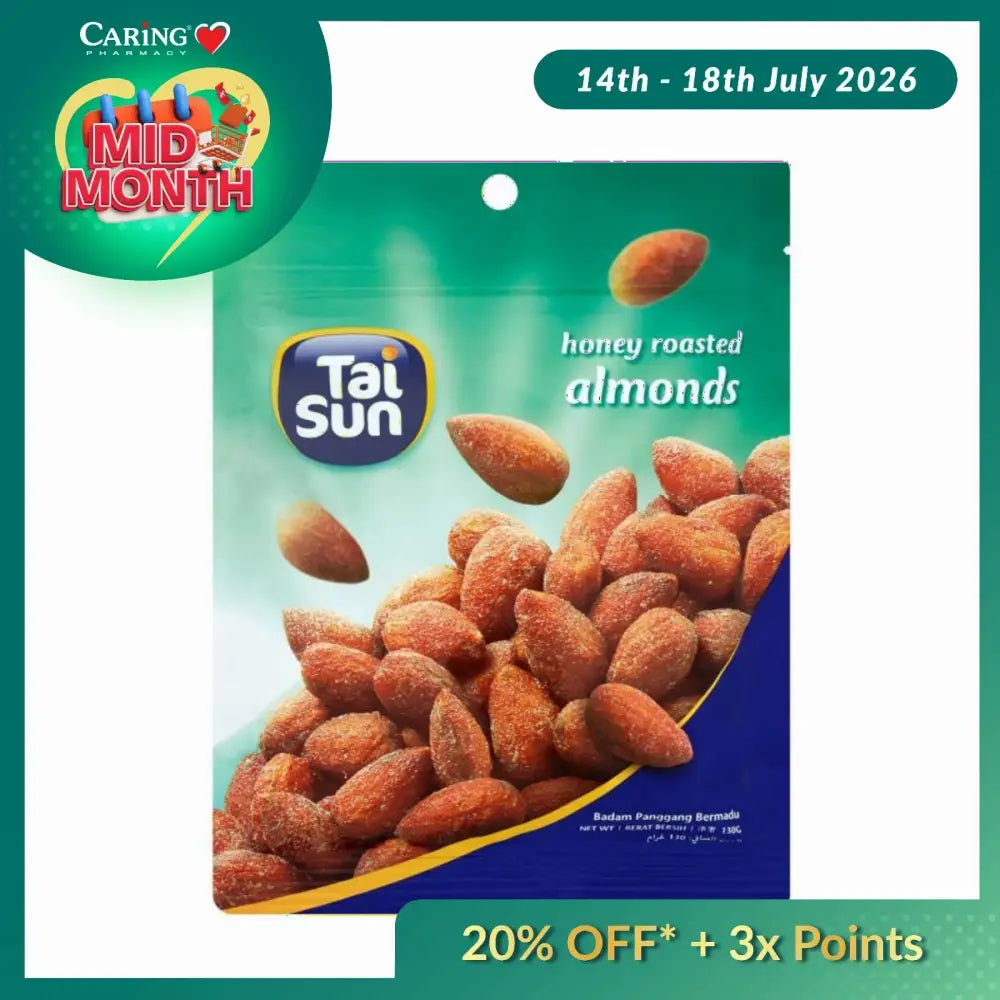 TAI SUN HONEY ROASTED ALMOND 130G