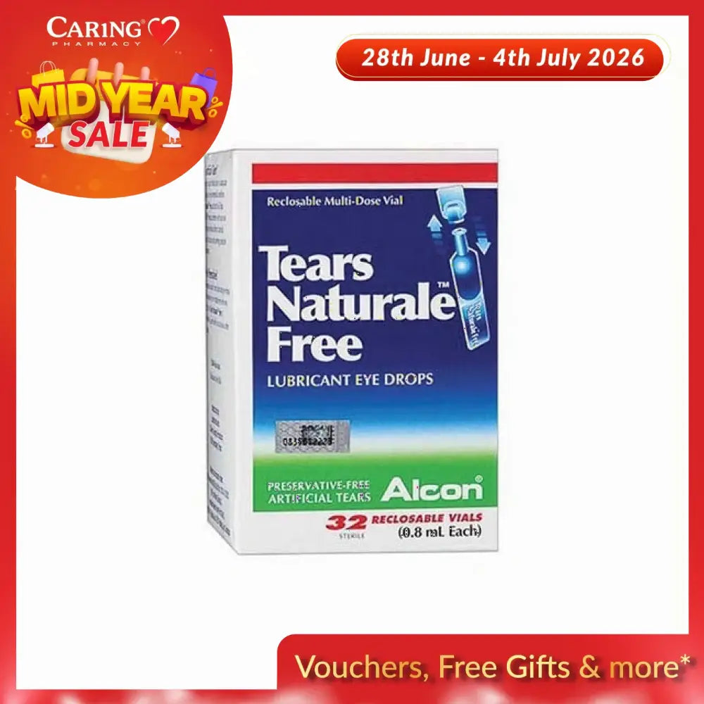 TEARS NATURALE FREE 0.8ML 32S