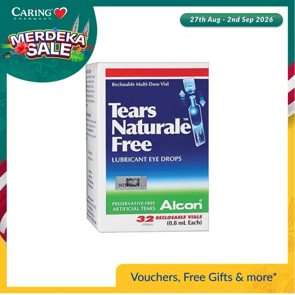 TEARS NATURALE FREE 0.8ML 32S