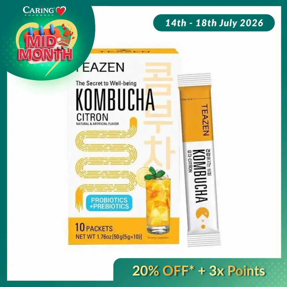 TEAZEN KOMBUCHA CITRON 5G X 10S