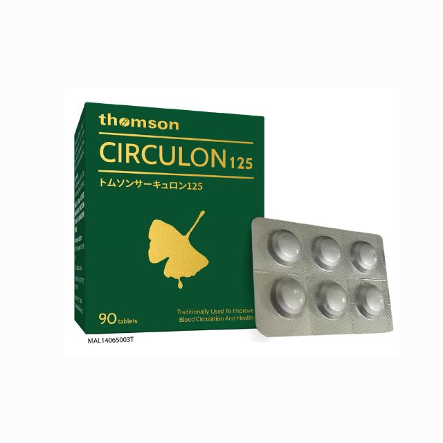 Thomson Circulon 125mg tablets pack of 90, used for blood circulation health