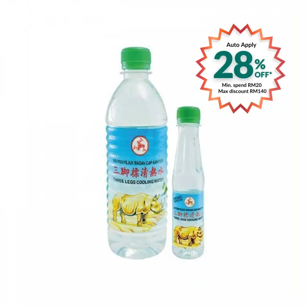 THREE LEGS COOLING WATER 500ML + 200ML