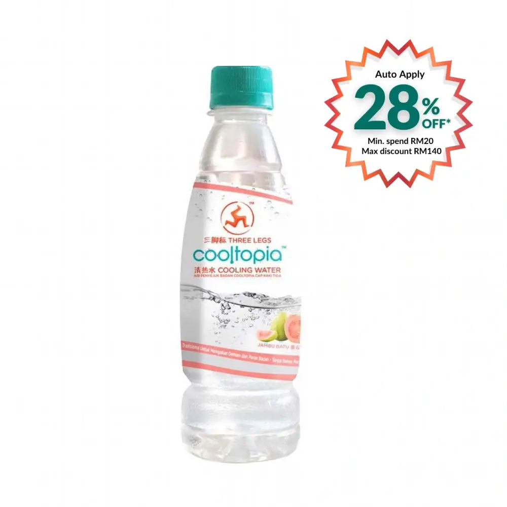 THREE LEGS COOLTOPIA COOLING WATER GUAVA 320ML