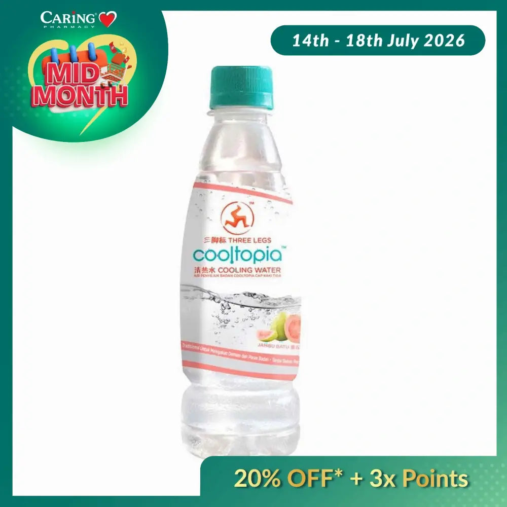 THREE LEGS COOLTOPIA COOLING WATER GUAVA 320ML