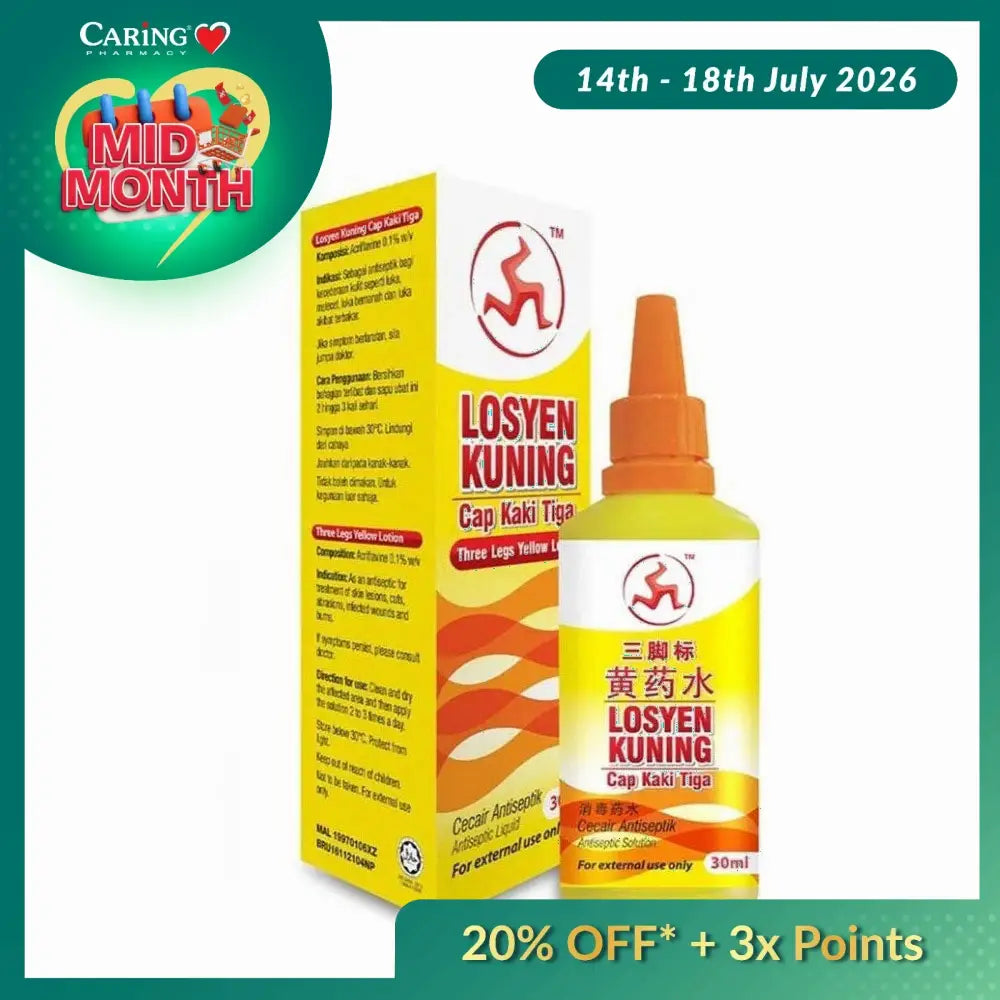 THREE LEGS YELLOW LOTION 30ML
