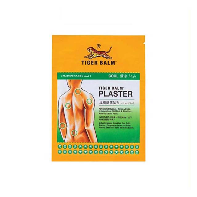 Tiger Balm cool plaster large for soothing sore muscles with targeted pain relief patches