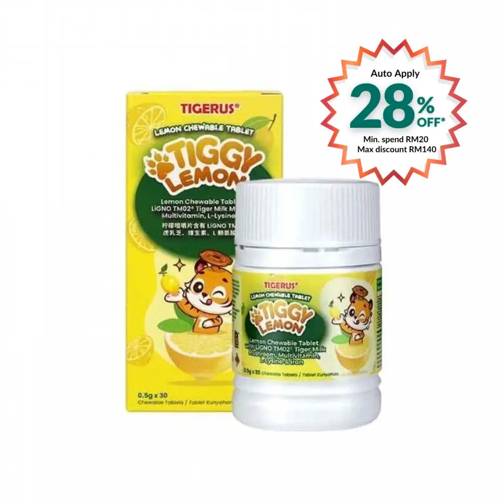 TIGERUS TIGGY LEMON 500MG 30S