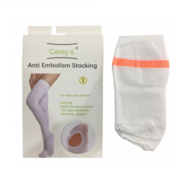 CAREY TED A-EMBO STOCKINGS THIGH LENGTH S