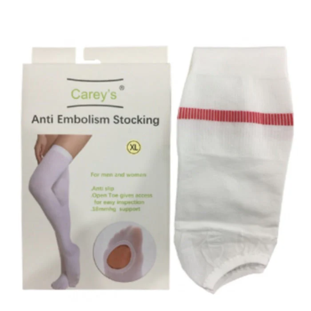CAREY TED A-EMBO STOCKINGS THIGH LENGTH XL