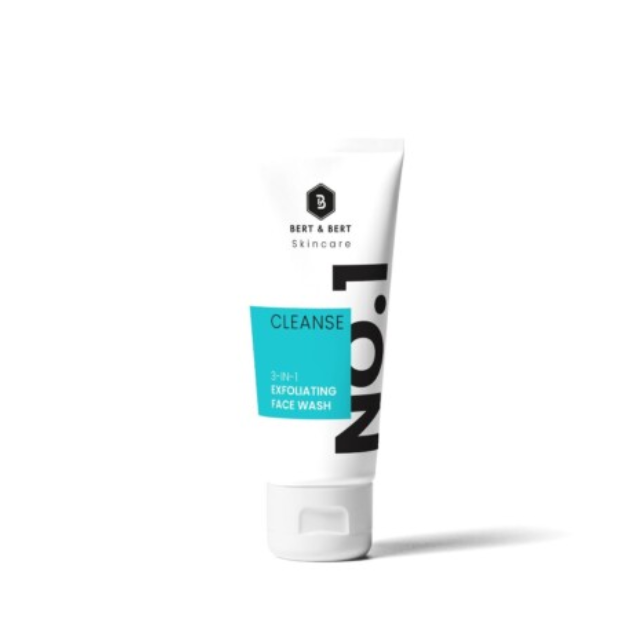 BERT & BERT 3 IN 1 EXFOLIATING FACE WASH 150ML