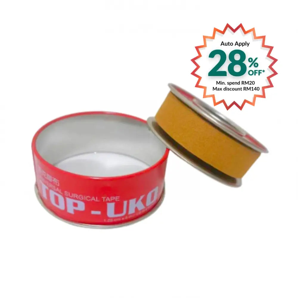 TOP-UKO SURGICAL TAPE 1/2IN