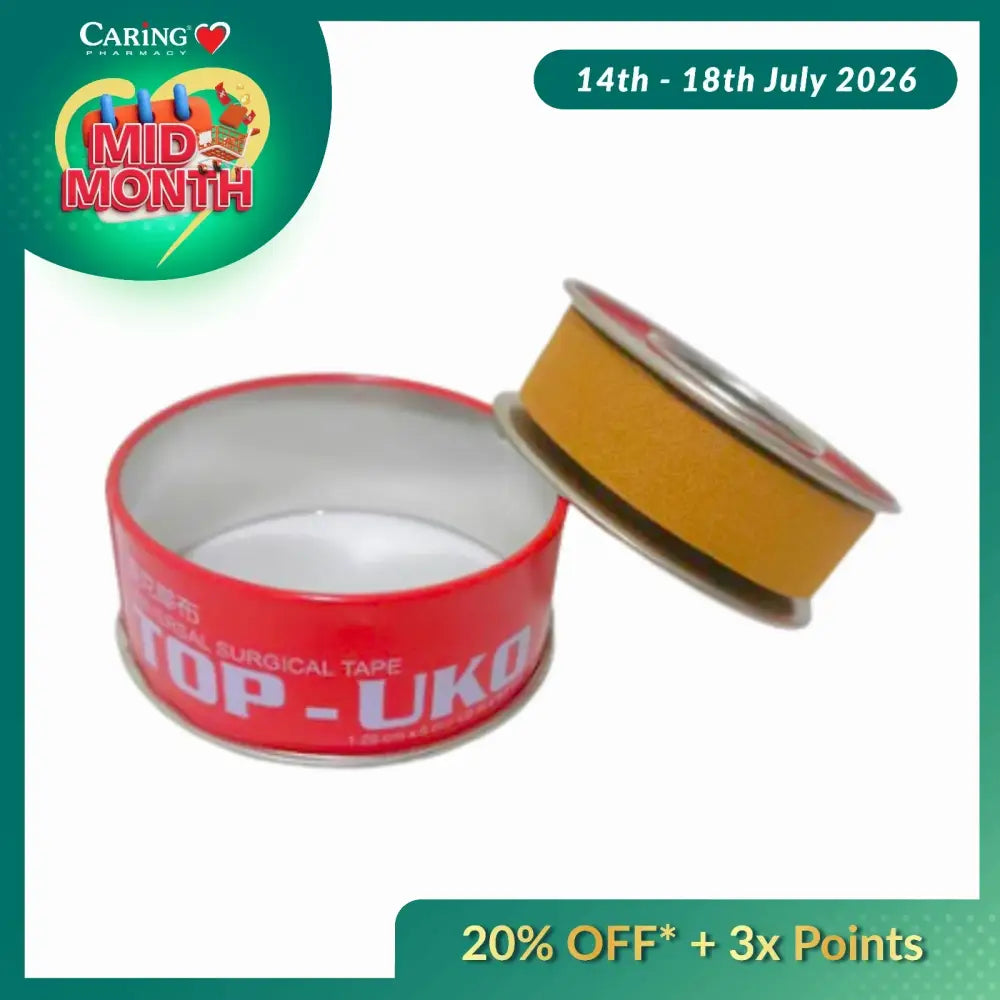 TOP-UKO SURGICAL TAPE 1/2IN