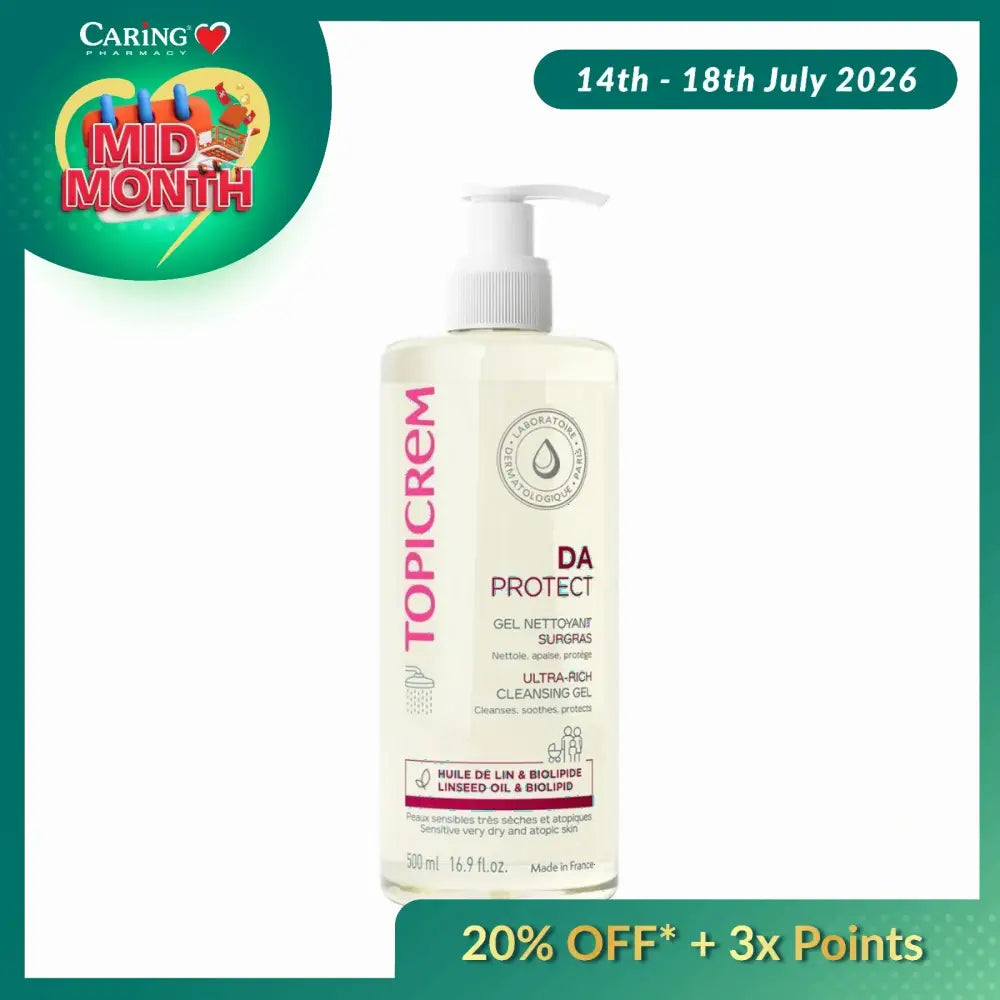 TOPICREM ULTRA RICH CLEANSING GEL 500ML