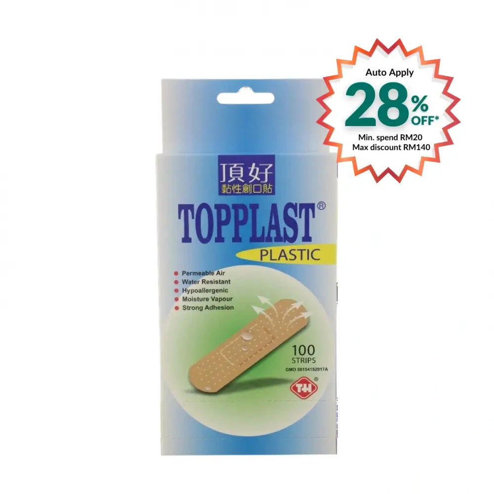 TOPPLAST PLASTIC PLASTER 100S
