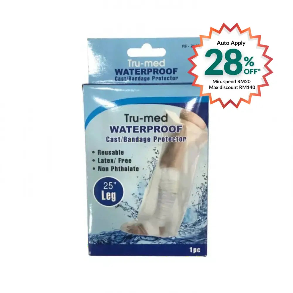 TRUMED WATERPROOF CAST BANDAGE PROTECTOR FOR KNEE