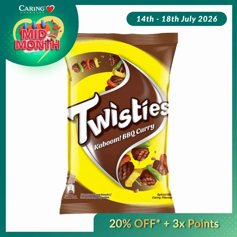 TWISTIES BBQ CURRY 60G