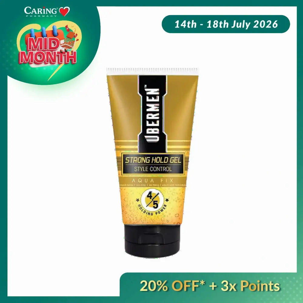 UBERMEN HAIR GEL STRONG HOLD 150ML
