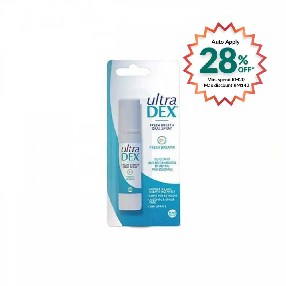 ULTRADEX FRESH BREATH ORAL SPRAY 9ML