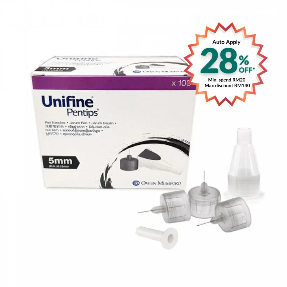 UNIFINE PENTIPS 31G 5MM 100S
