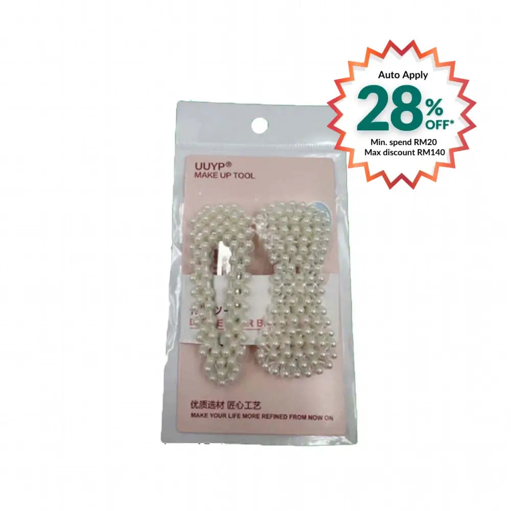 UUYP HAIR CLIP PEARL 2S