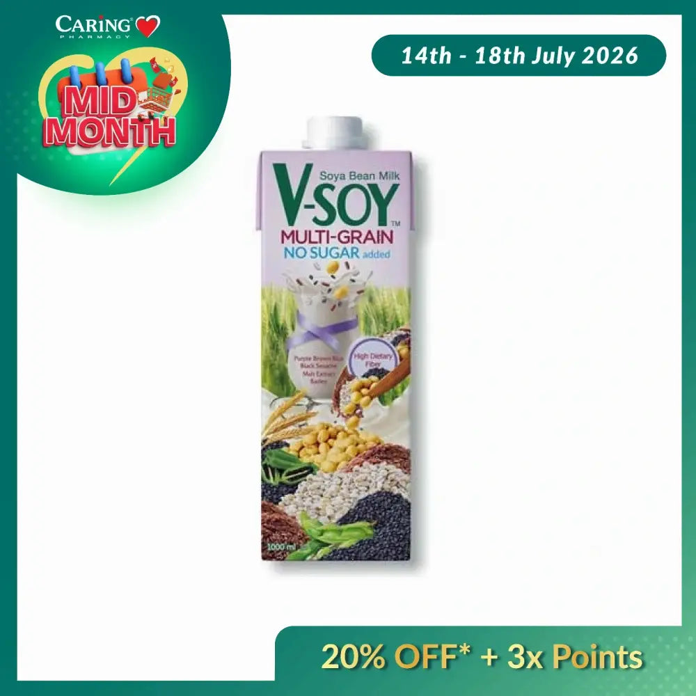 V-SOY MULTIGRAIN NO SUGAR ADDED 1L
