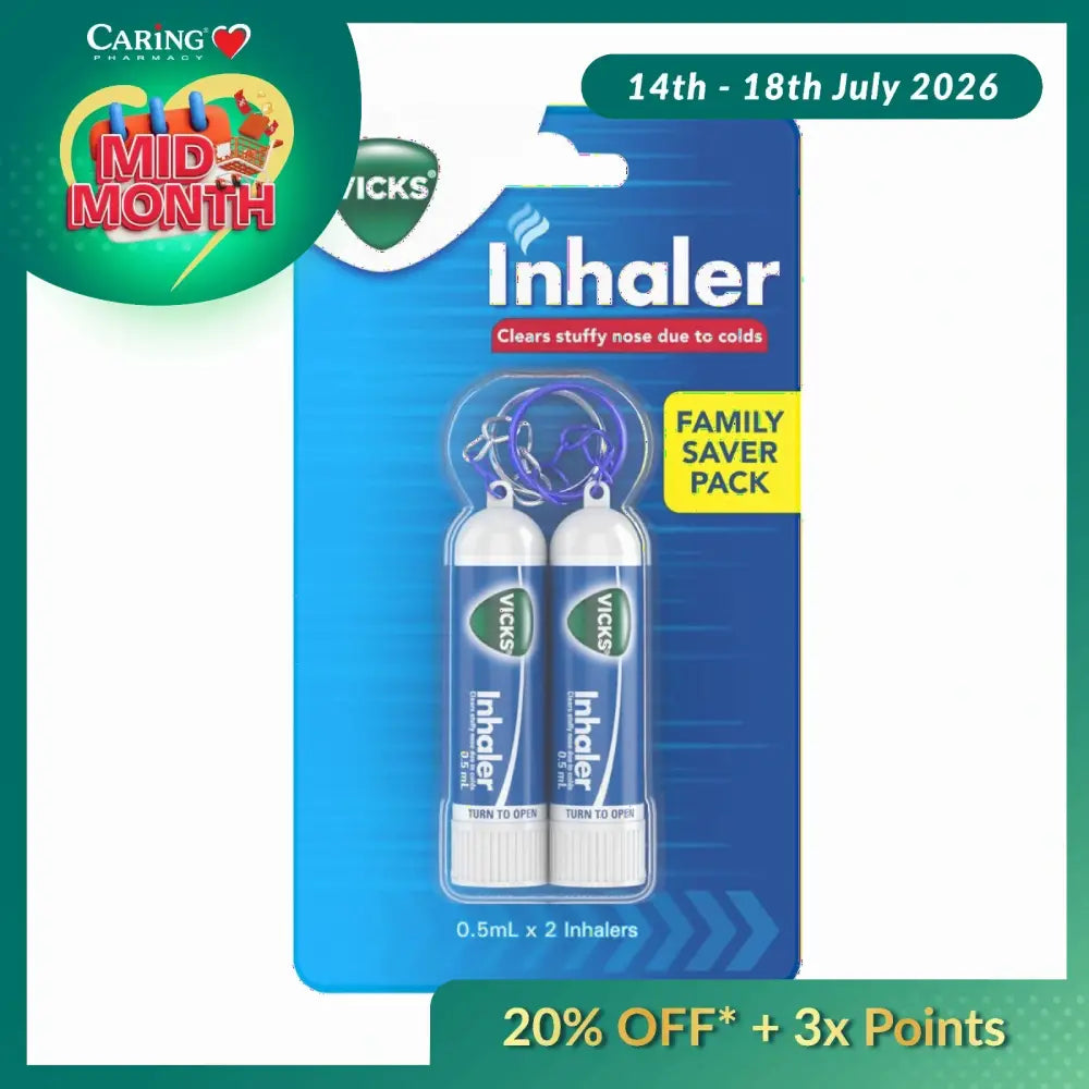 VICKS INHALER KEYCHAIN TWIN PACK