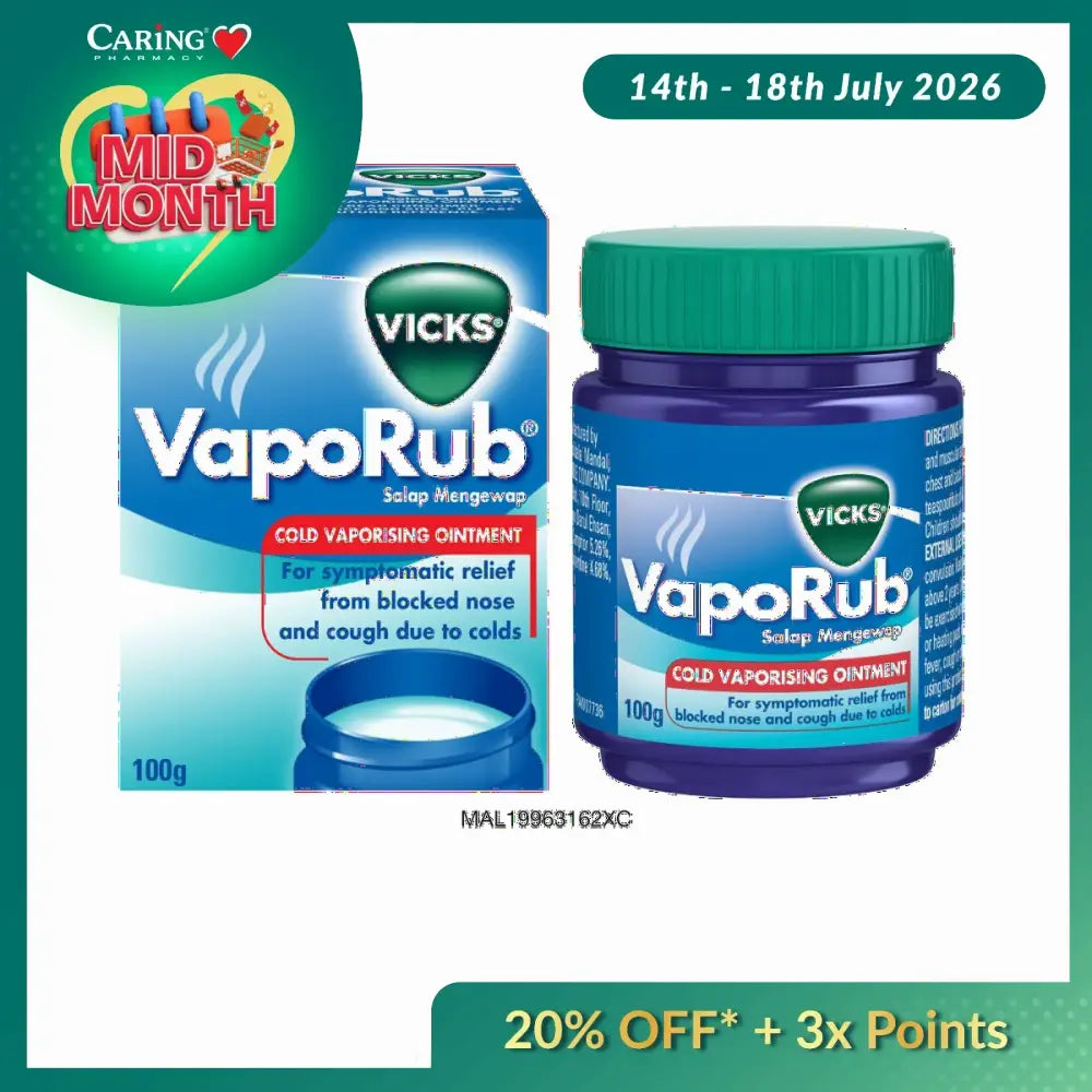 VICKS VAPORUB 100G