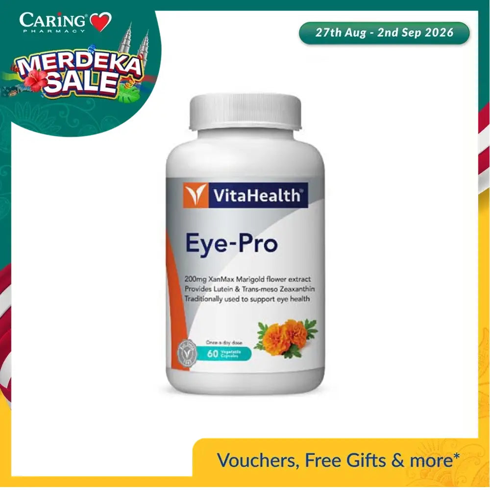 VitaHealth Eye-Pro eye health supplement with lutein and zeaxanthin for optimal vision support