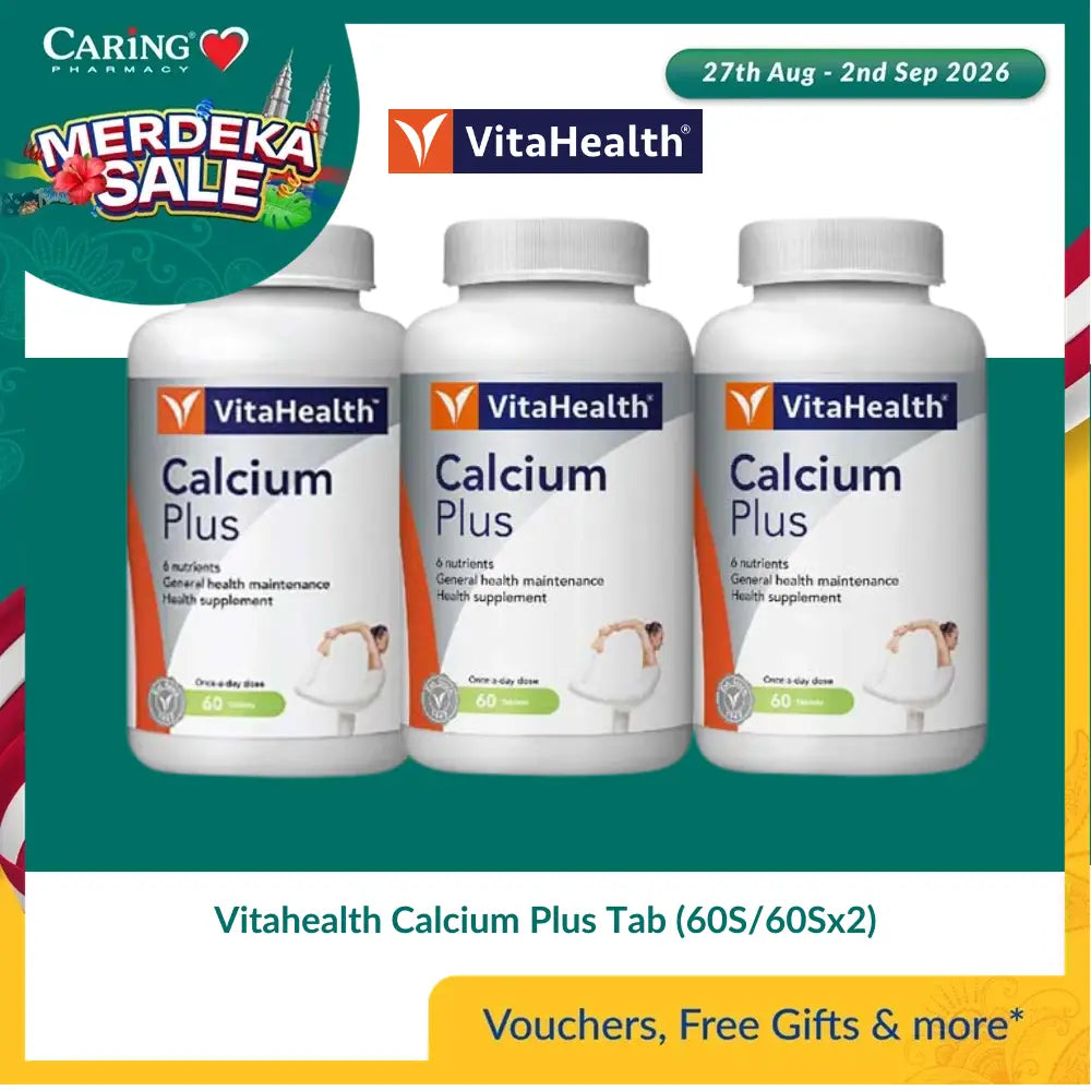 Vitahealth Calcium Plus Tab (60S/60Sx2)