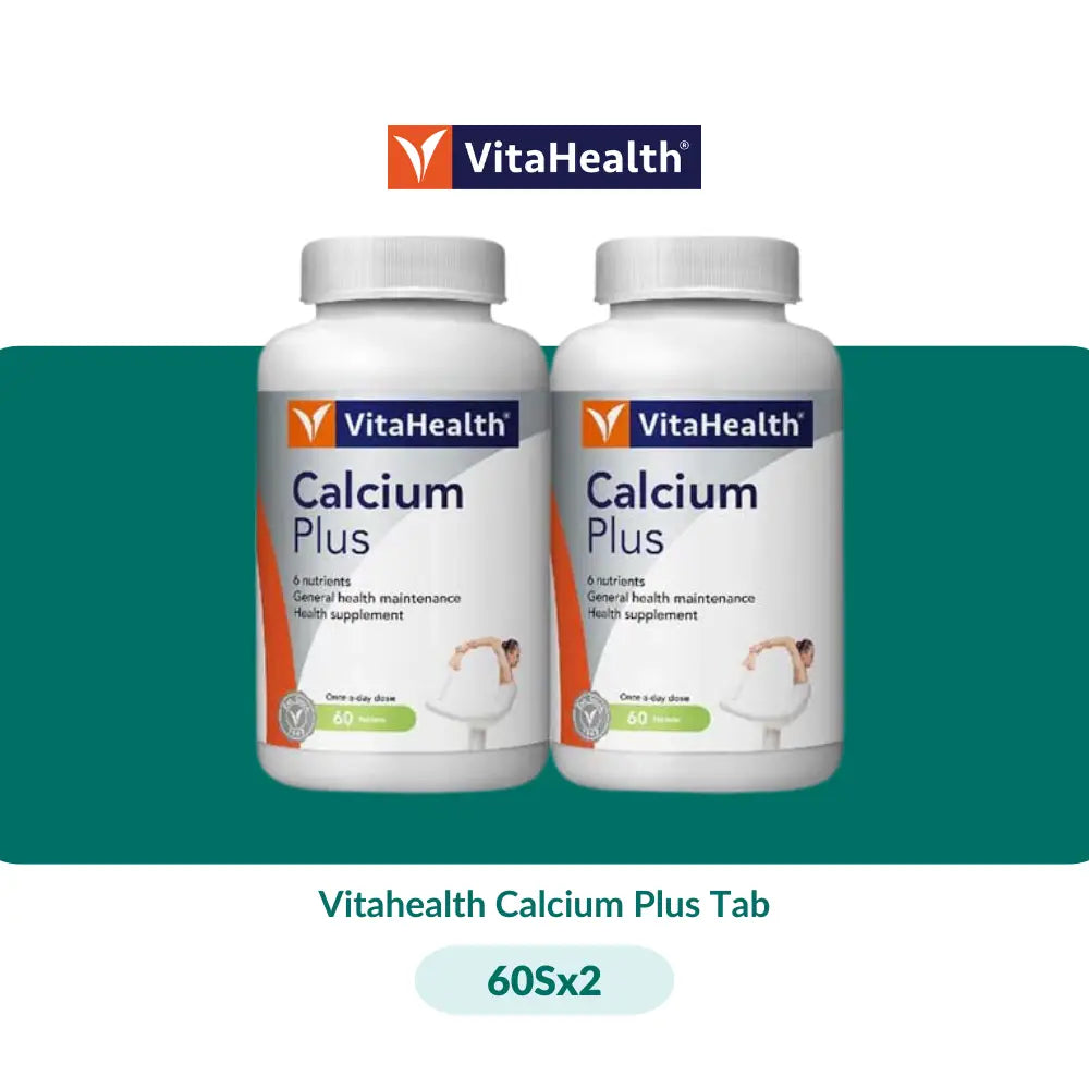 Vitahealth Calcium Plus Tab (60S/60Sx2) - 60S X 2