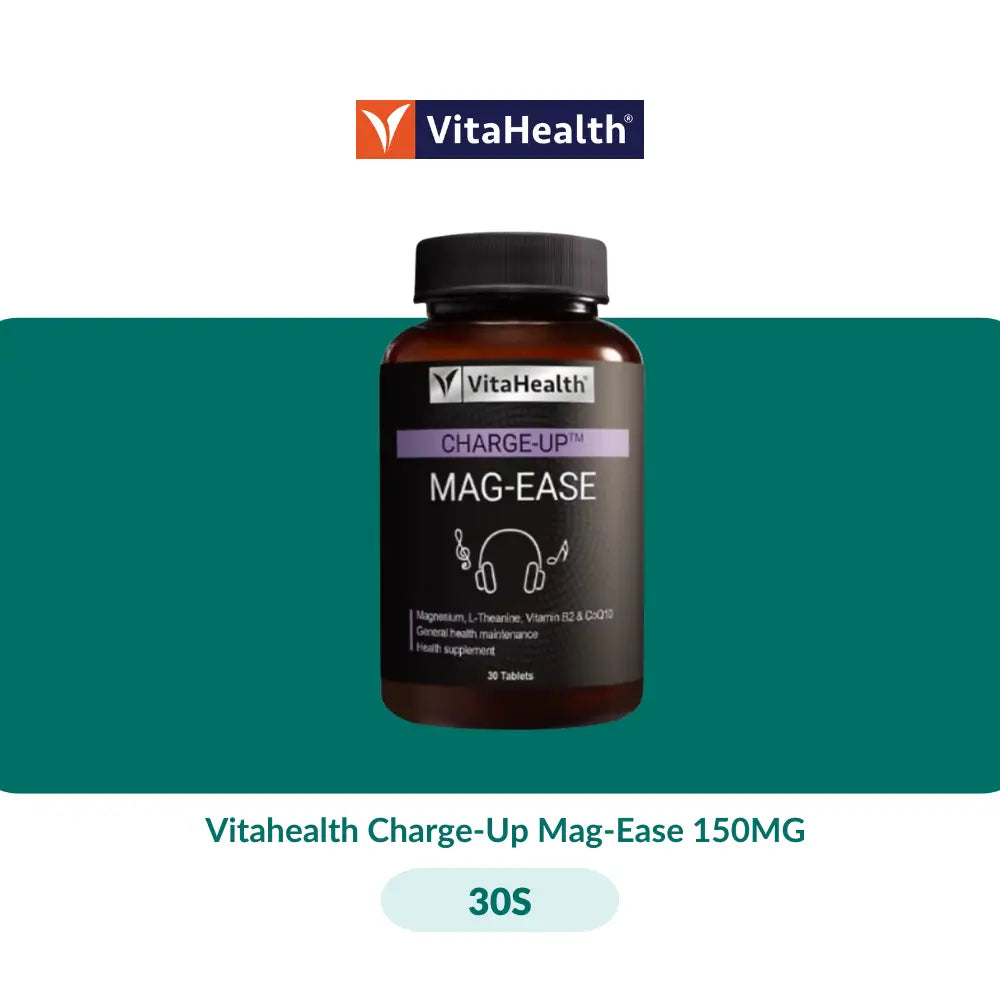 Vitahealth Charge-Up Mag-Ease 150MG (30S/60S) - 30S