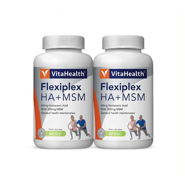 VitaHealth Flexiplex HA+MSM supplement with 60mg hyaluronic acid and 500mg MSM for health in Malaysia