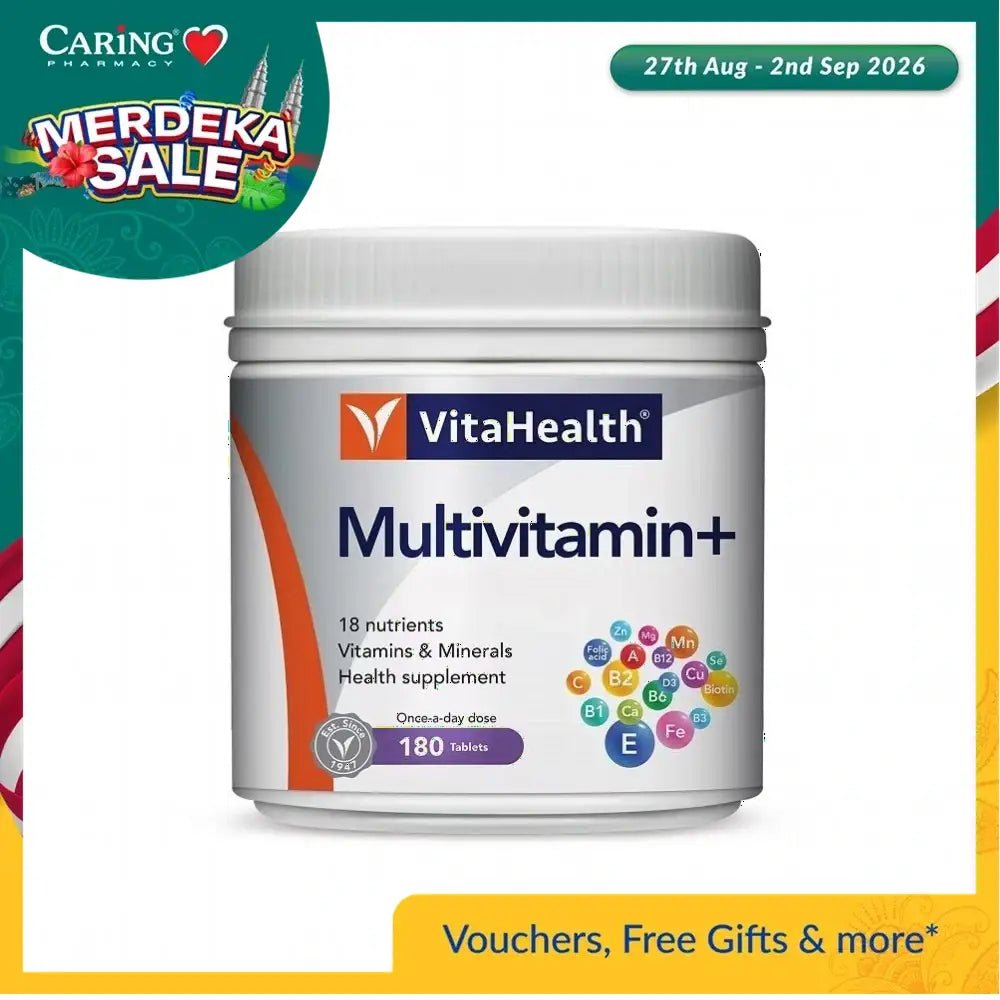 VITAHEALTH MULTIVITAMIN+ TABLET 180S