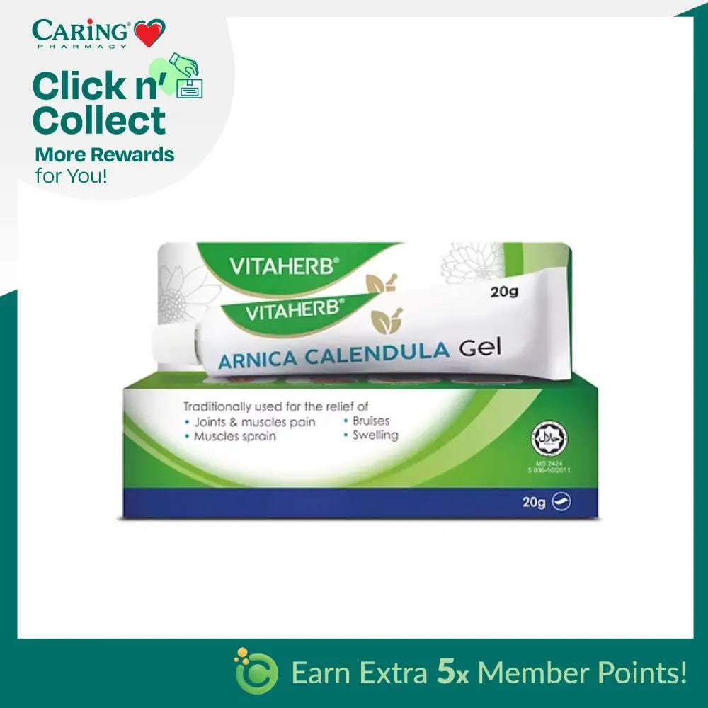 VITAHERB ARNICA CALENDULA GEL 20G