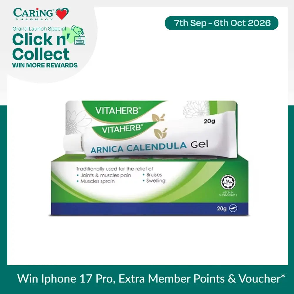 VITAHERB ARNICA CALENDULA GEL 20G