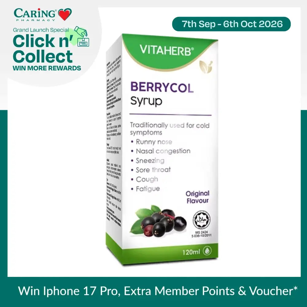 VITAHERB BERRYCOL SYRUP ORIGINAL 120ML