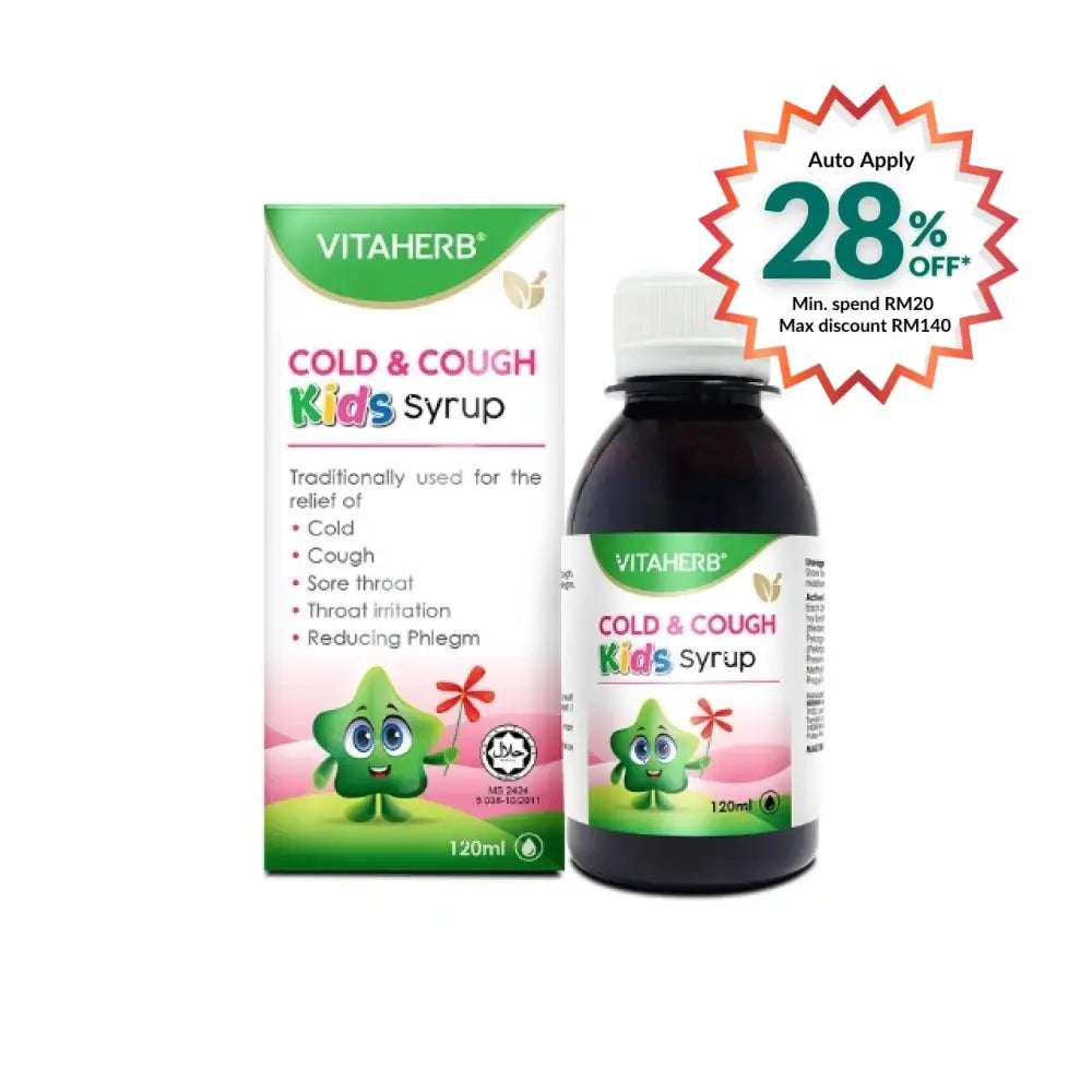 VITAHERB COLD AND COUGH CHILD SYRUP 120ML