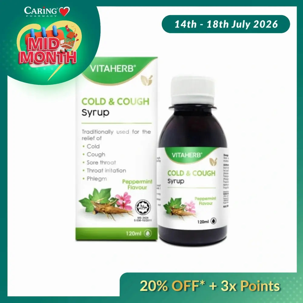 VITAHERB COLD AND COUGH SYRUP 120ML