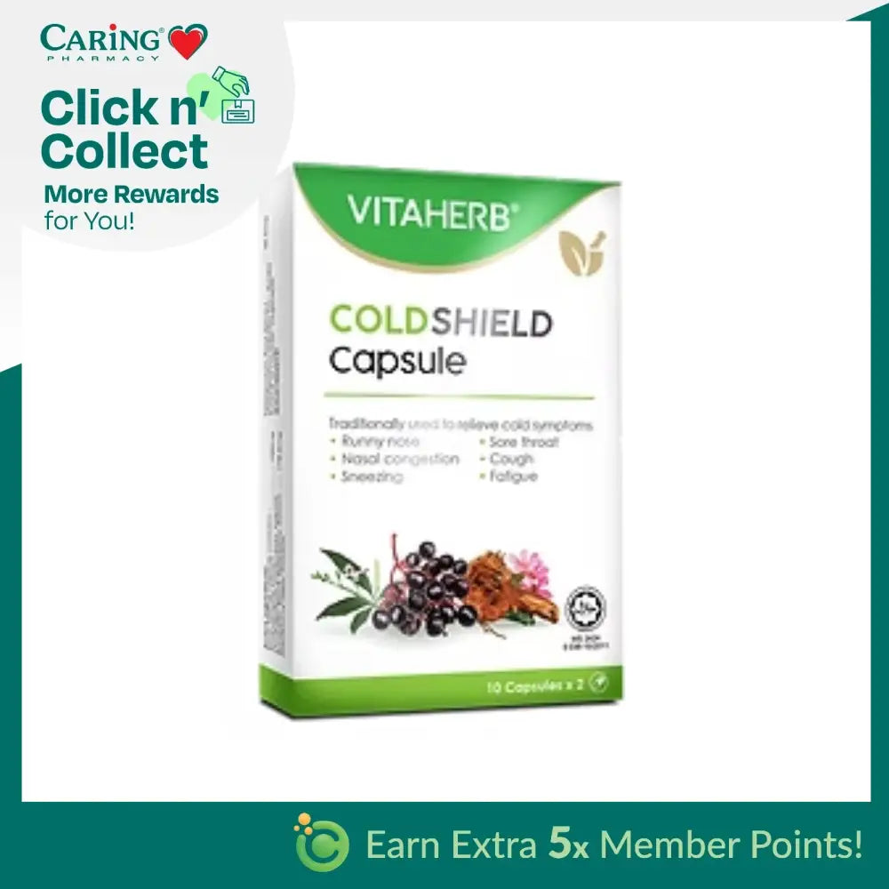 VITAHERB COLDSHIELD CAPSULES 10SX2