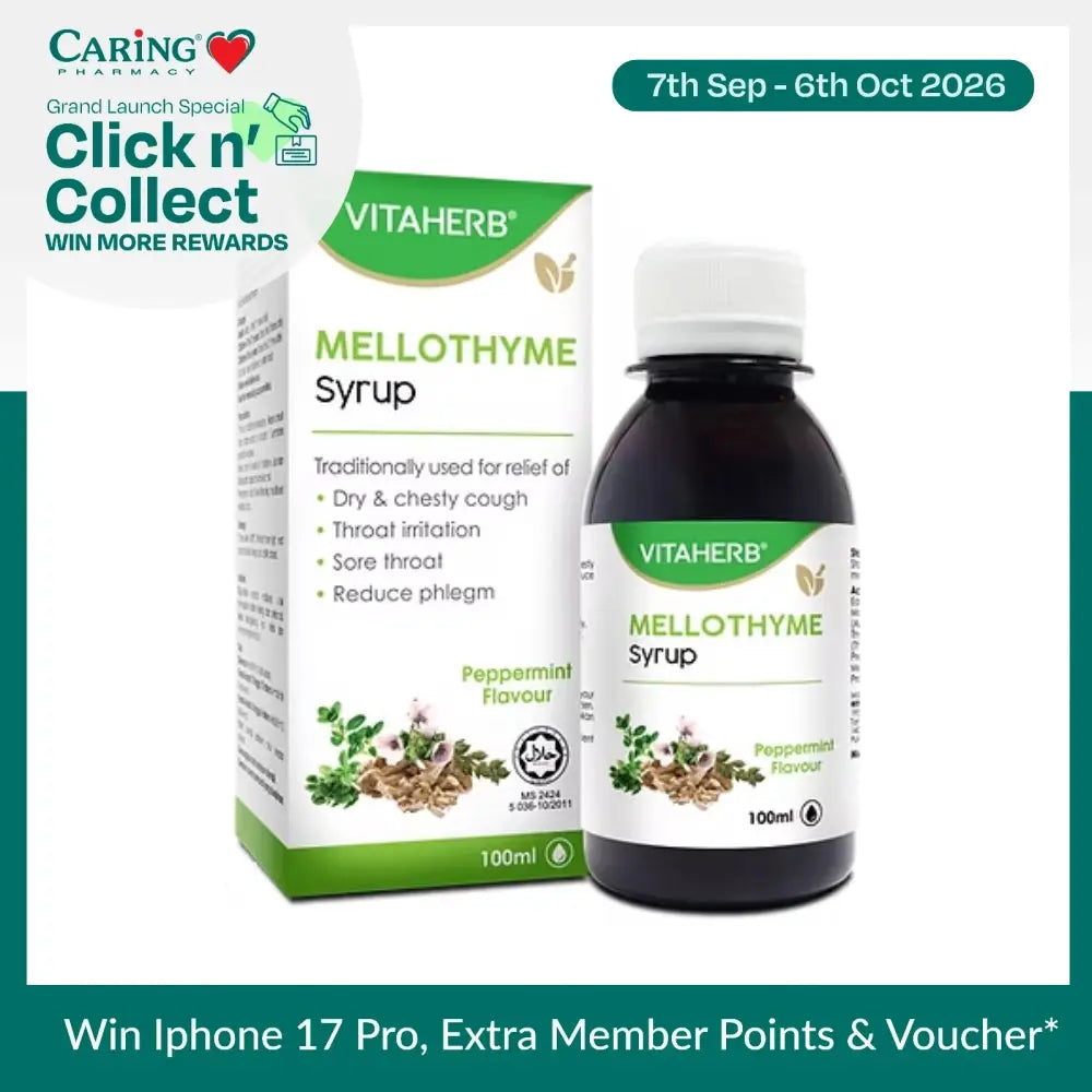 VITAHERB MELLOTHYME SYRUP 100ML