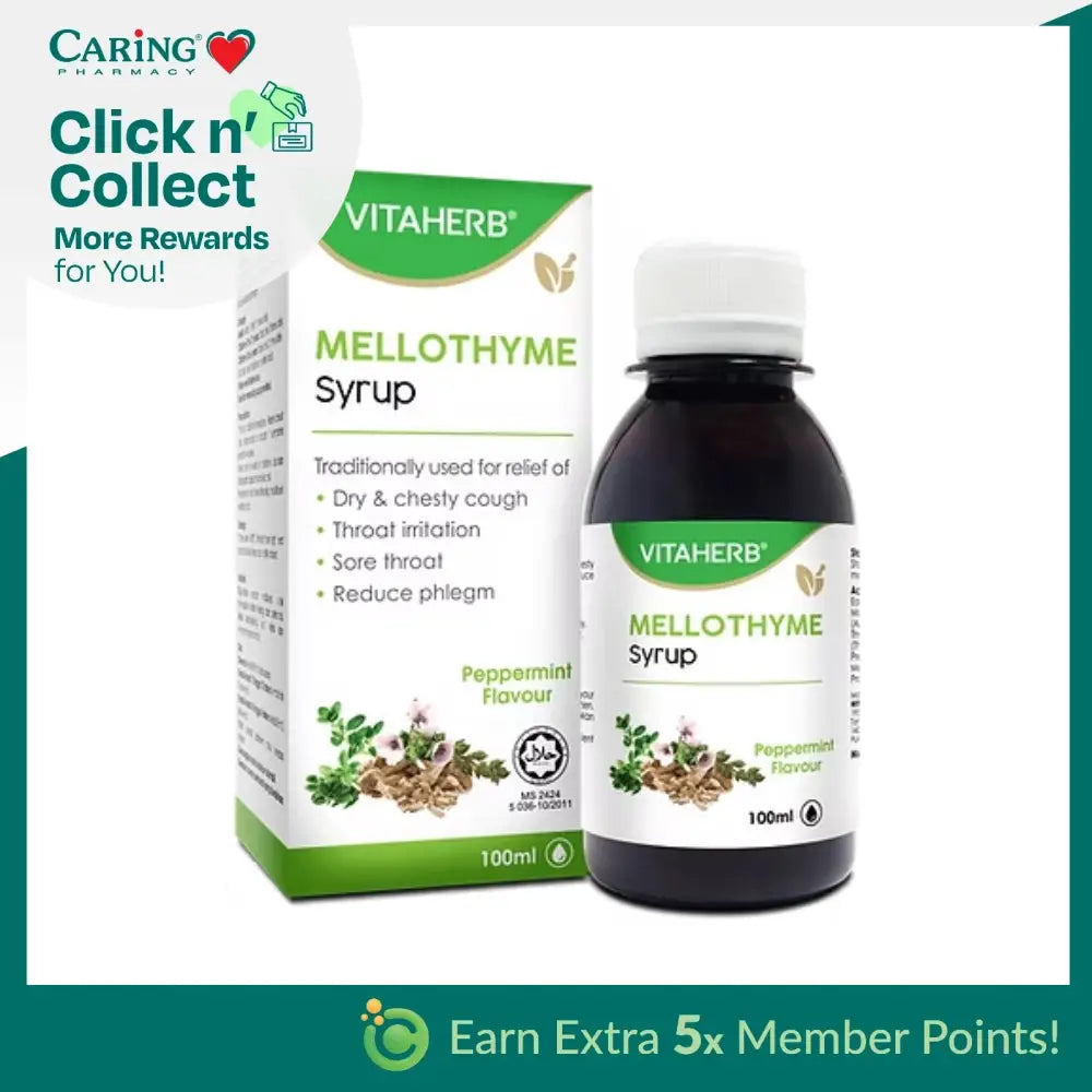VITAHERB MELLOTHYME SYRUP 100ML