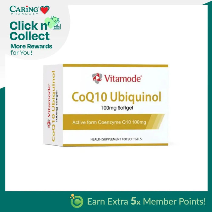 Vitamode Coq10 Ubiquinol 100Mg 10Sx10