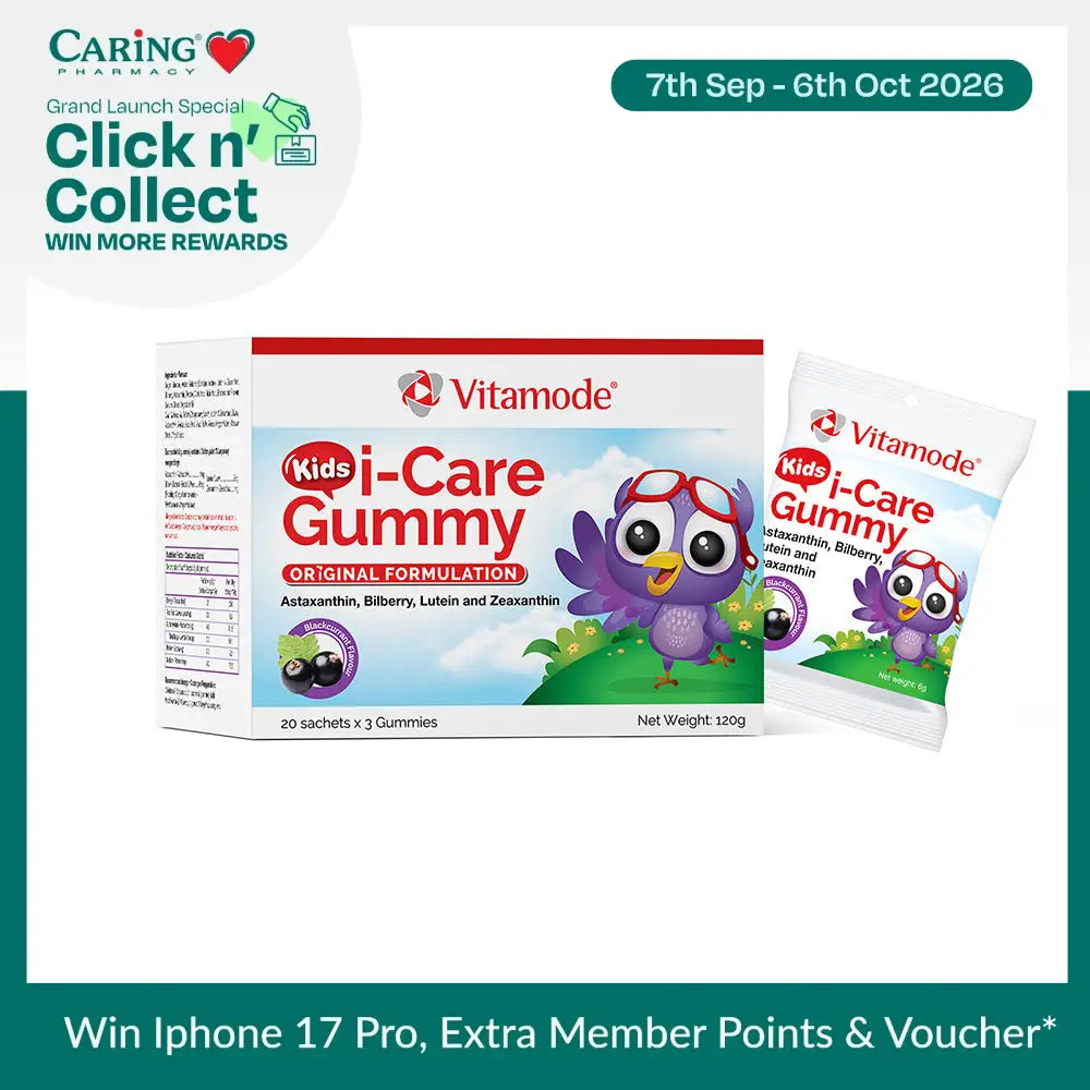 Vitamode Kids Eye Health Gummies in a colorful box with cartoon owl packaging for vision support