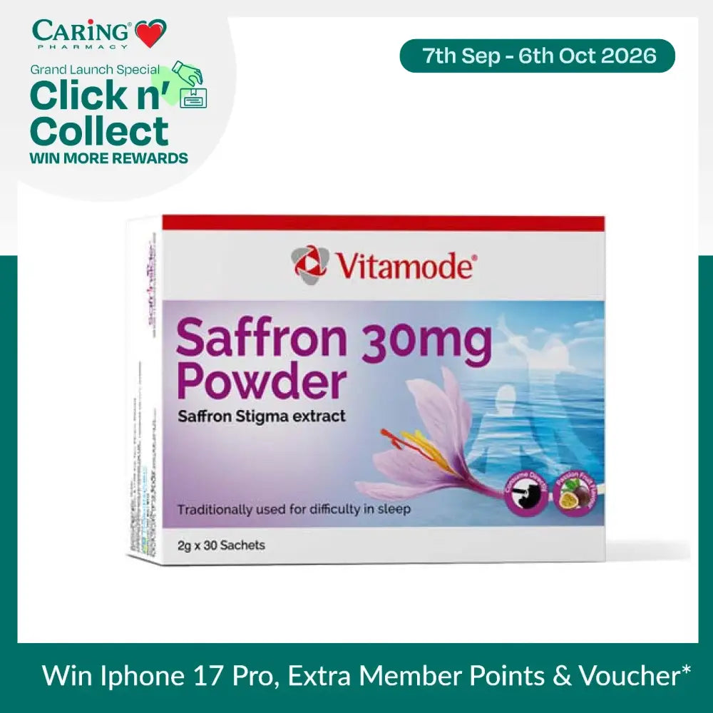 VITAMODE SAFFRON 30MG 30 SAC