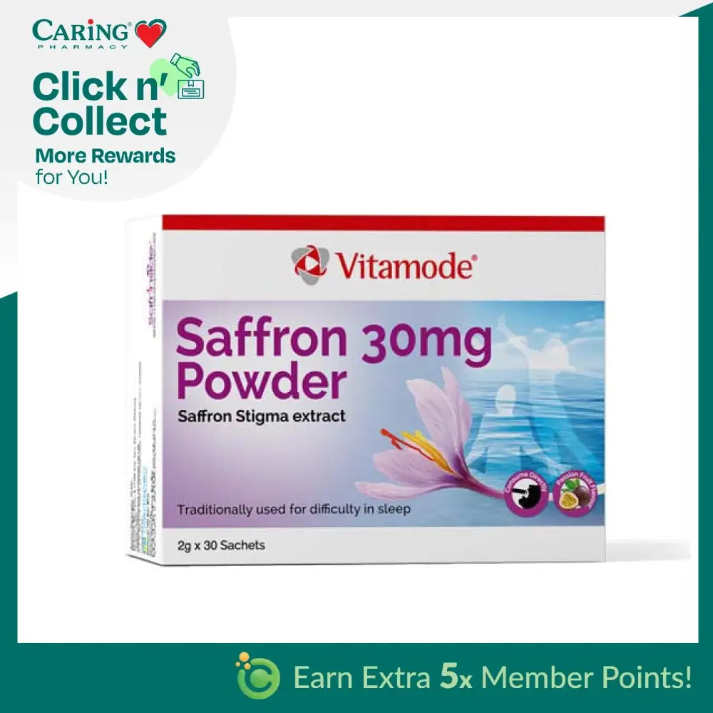 VITAMODE SAFFRON 30MG 30 SAC