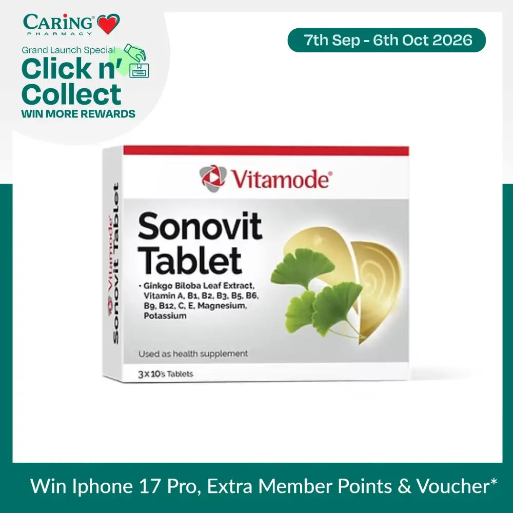 VITAMODE SONOVIT TABLET 30S