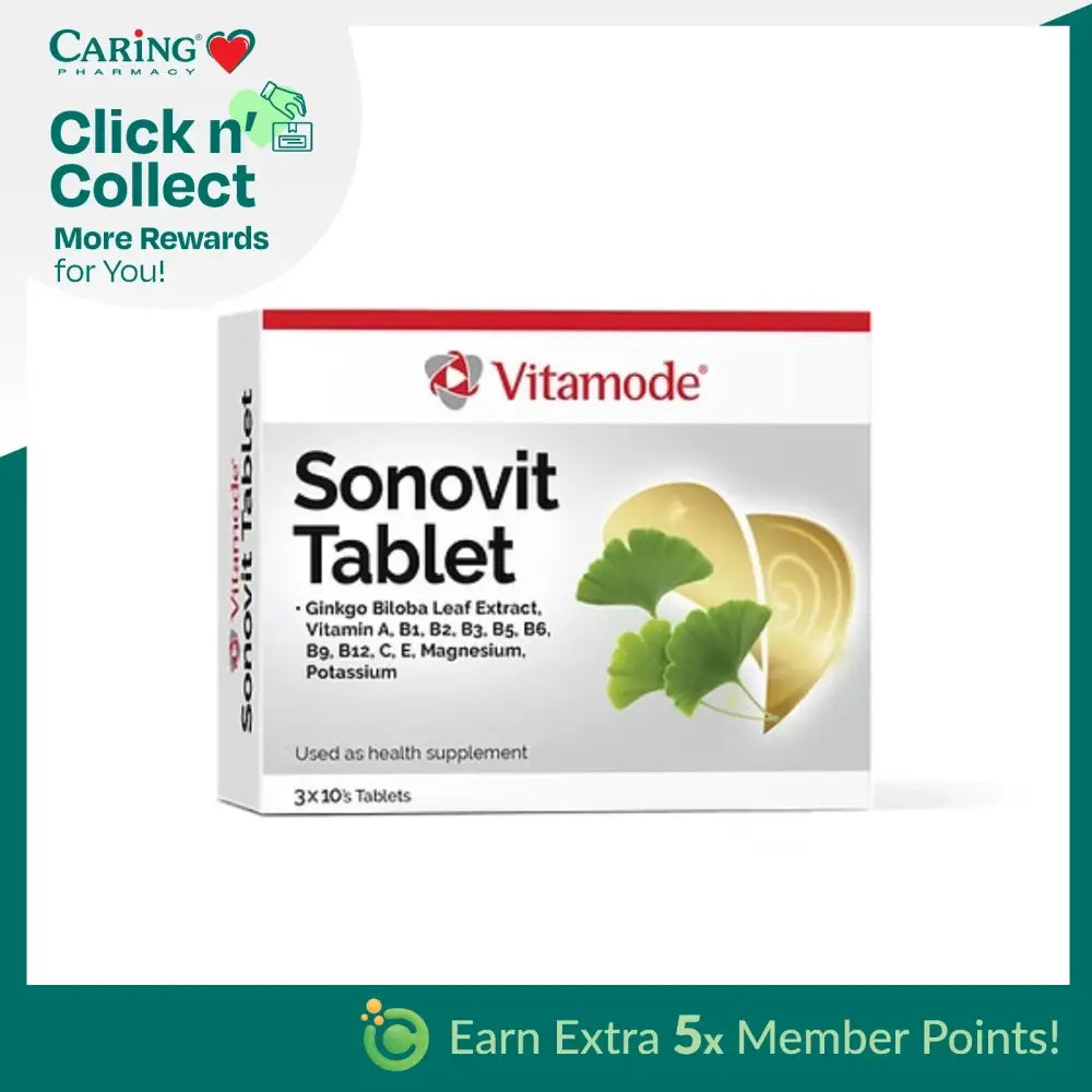VITAMODE SONOVIT TABLET 30S