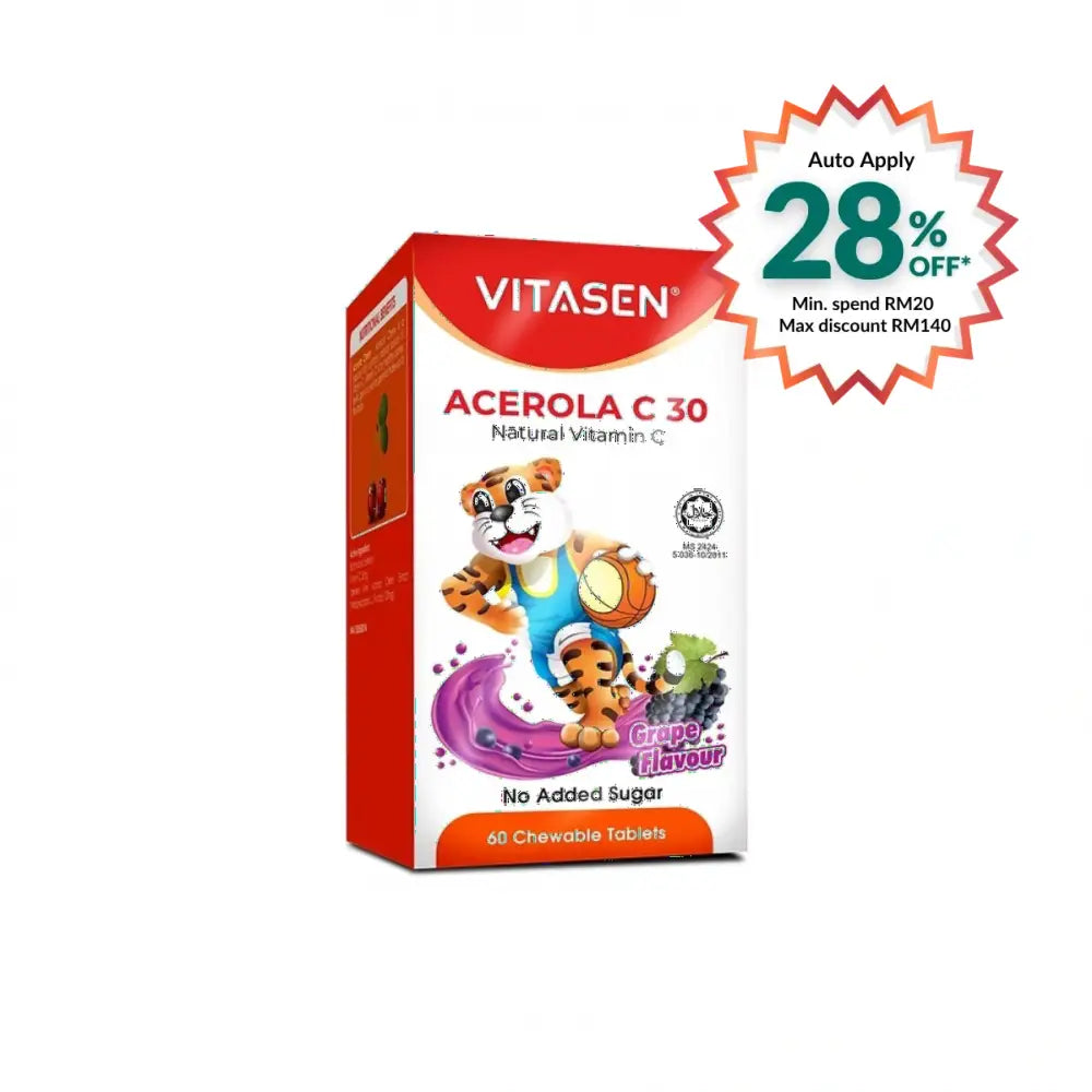 VITASEN BERRYMUNE CHEW TAB 30S