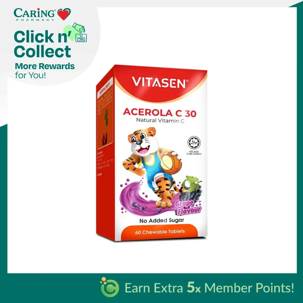 VITASEN BERRYMUNE CHEW TAB 30S
