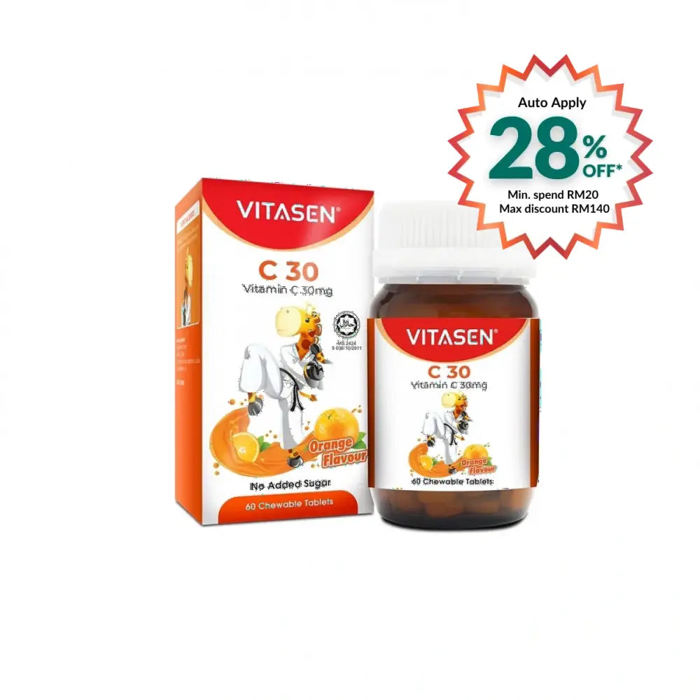 VITASEN C 30 CHEWABLE TABLET 60S